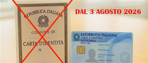 Cessazione di validità della carta d’identità cartacea