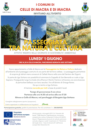 Passeggiata tra natura e cultura